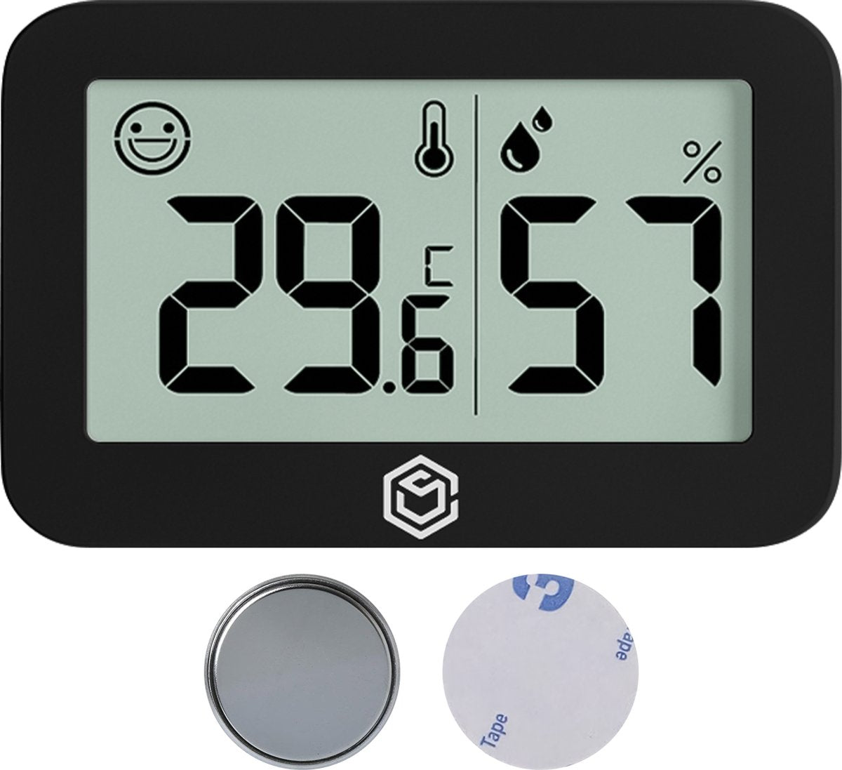 Ease Electronicz Hygrometer & Thermometer - Weerstation - Luchtvochtigheidsmeter - Thermometer Voor Binnen F51