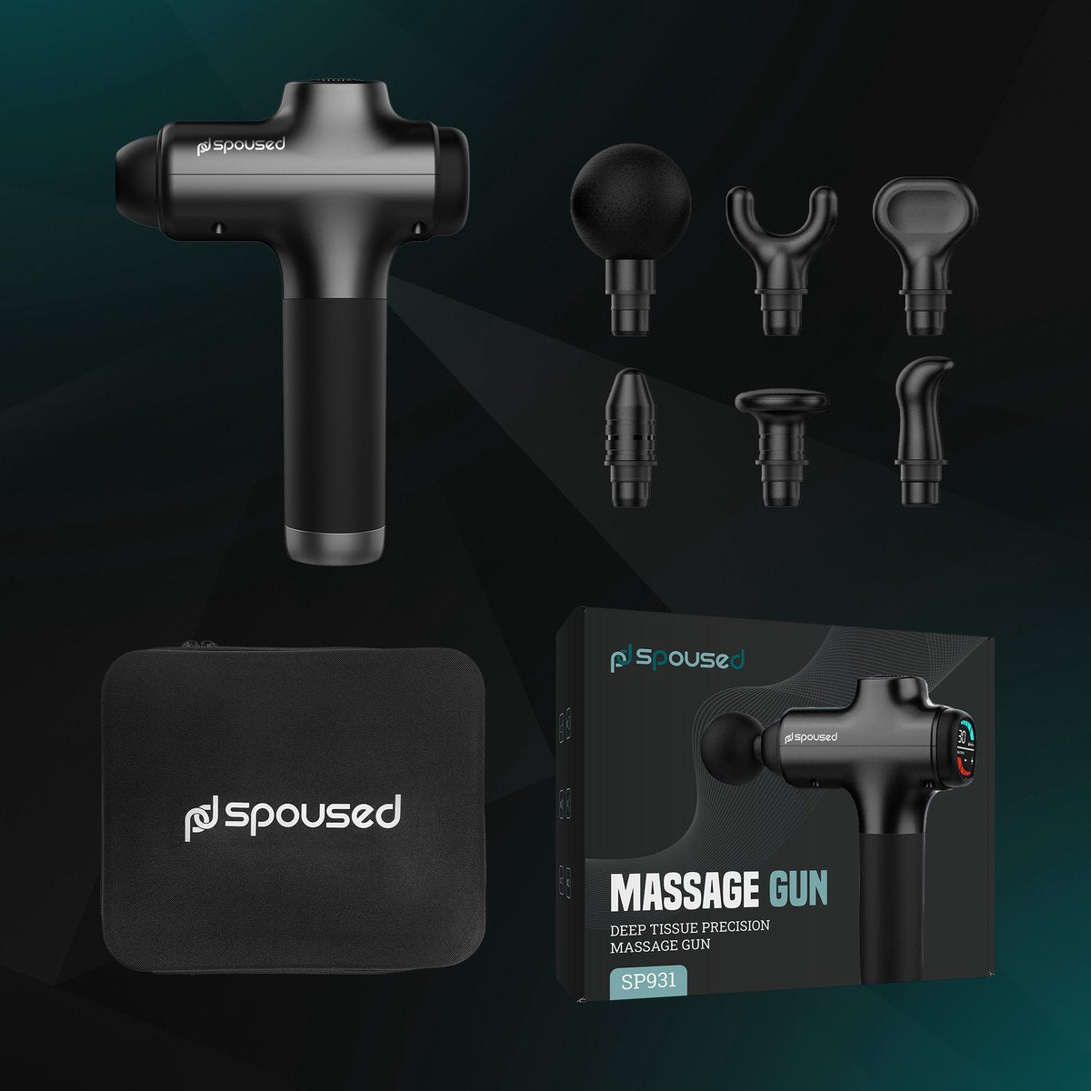 Spoused Massage Gun - Sport en Relax Massage Apparaat