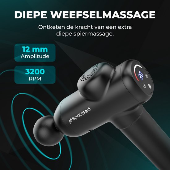 Spoused Massage Gun - Sport en Relax Massage Apparaat