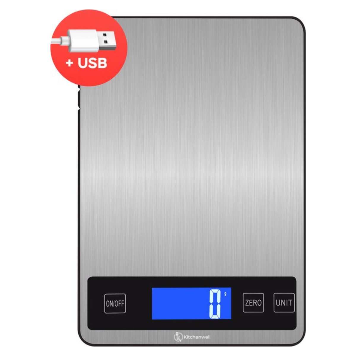 Kitchenwell Keukenweegschaal - 1gr - 10kg