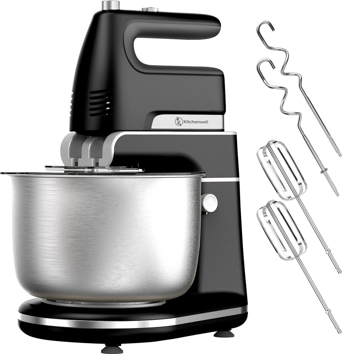 Kitchenwell Mixer - 5 snelheden en turbofunctie - 300W - 3.5L - KN305