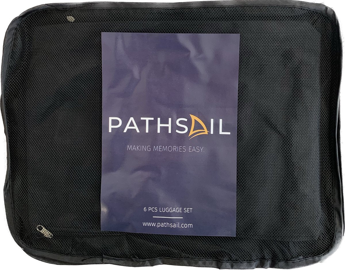 Pathsail® Packing Cubes Set 6-Delig - Bagage Organizers - PSA001