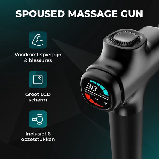 Spoused Massage Gun - Sport en Relax Massage Apparaat