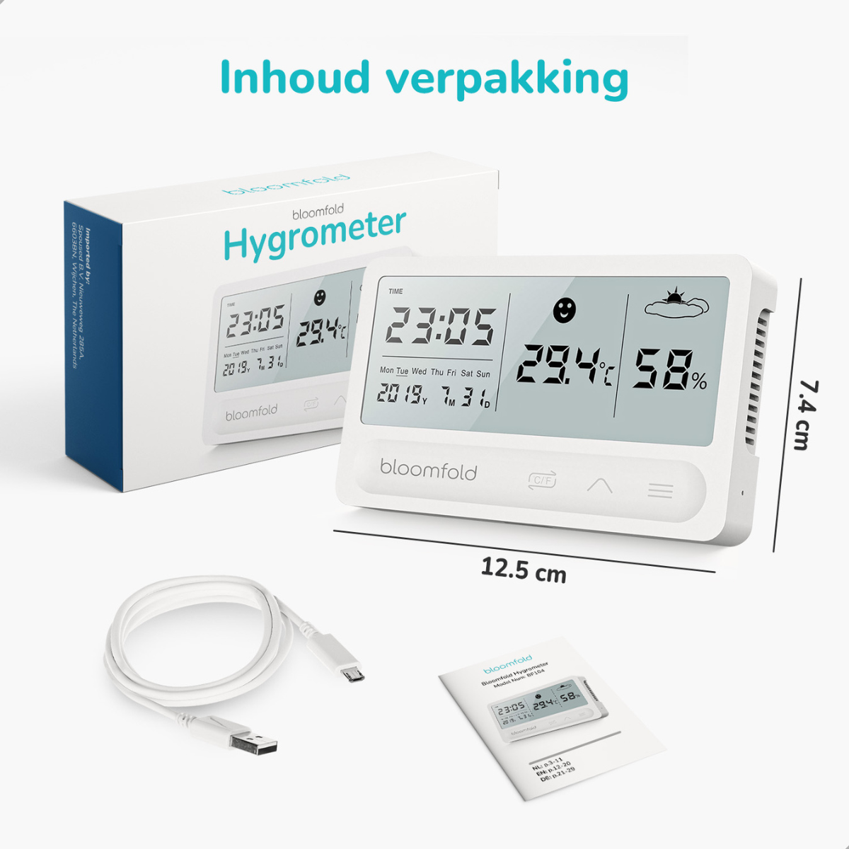 Bloomfold Digital Hygrometer BF104