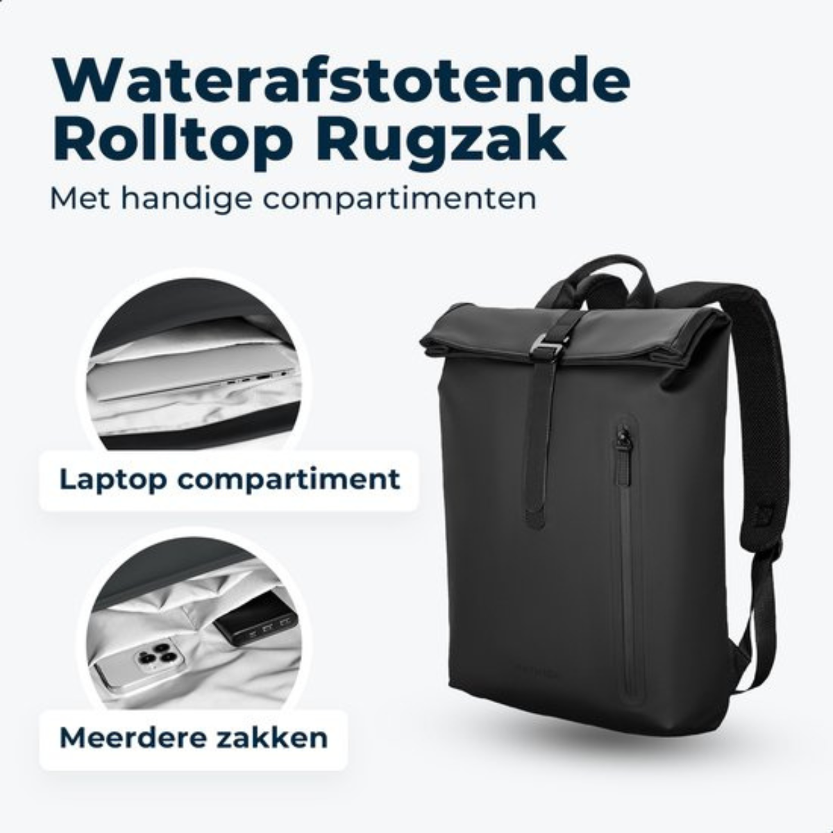 Pathsail Rolltop Rugzak - 13.5L - 15.6 inches - PS010